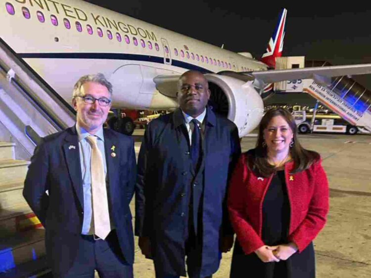 David Lammy Israel visit