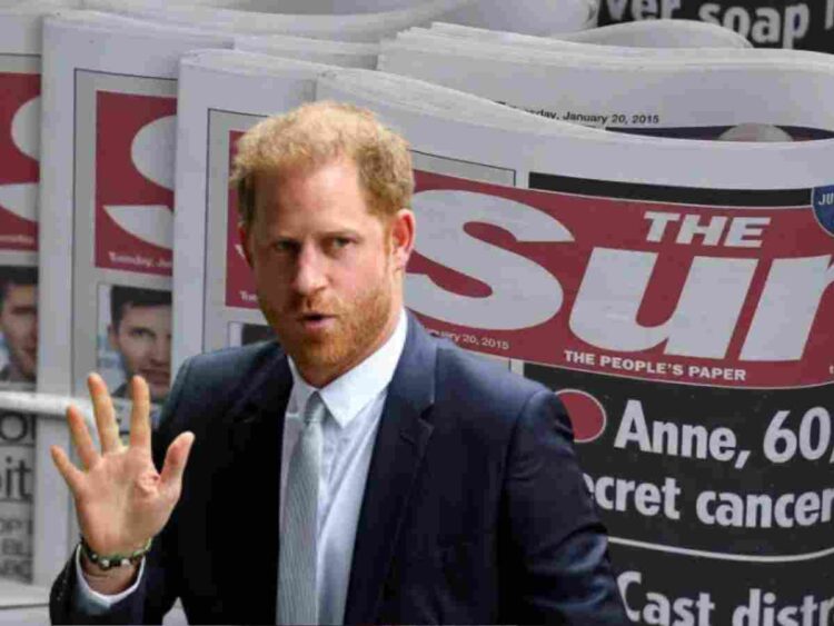 Sun prince Harry