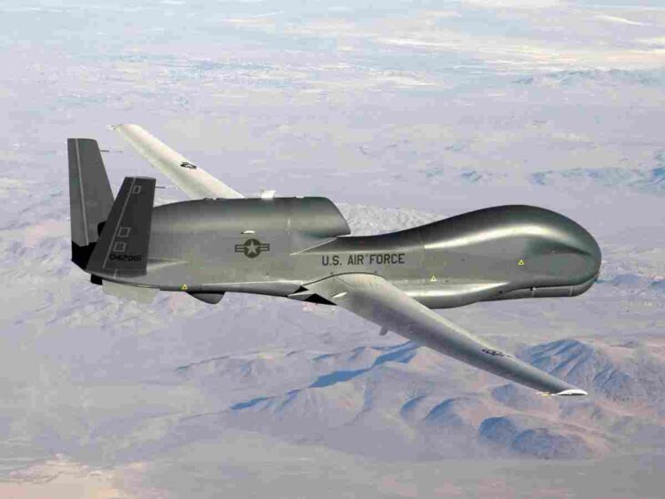 US drones in UK Global Hawk