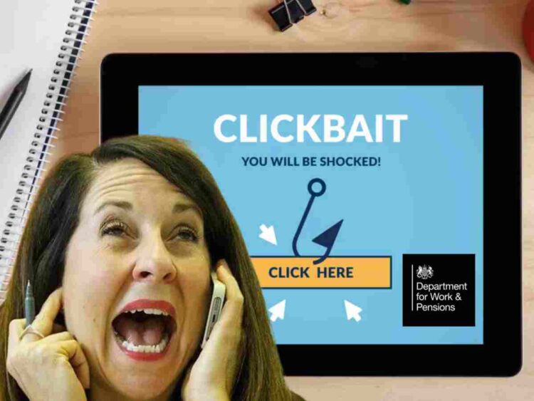 DWP driving licence clickbait from Liz Kendall