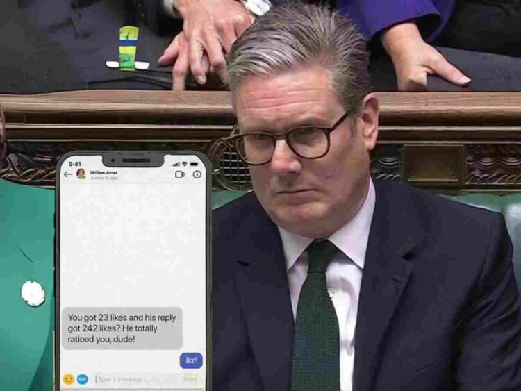 Keir Starmer ratioed