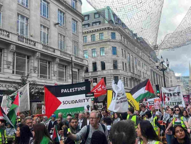 British Palestinians have joined the chorus of outrage over the Met Police conduct at the Palestine march on 18 January