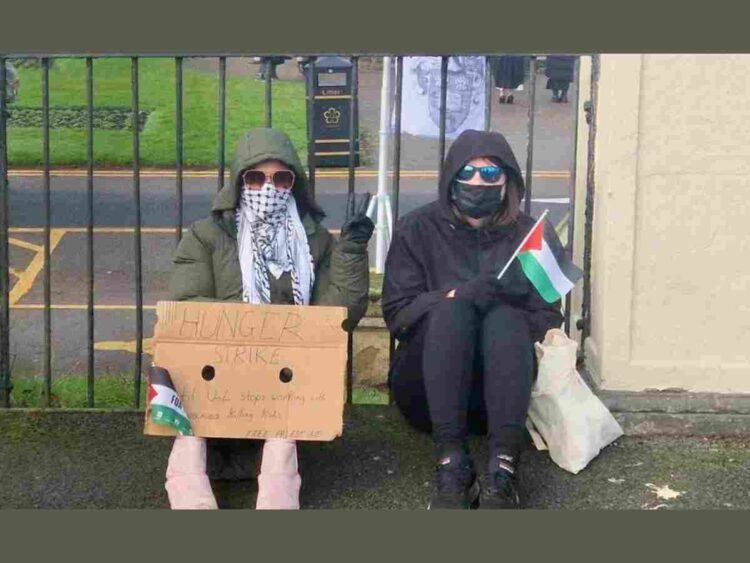 Leicester University students have now been on hunger strike for two weeks over the Uni's complicity with Israel's genocide in Gaza