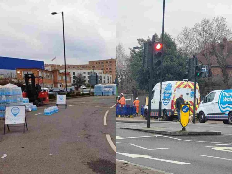 Thames Water has caused chaos for people living in South London, as it left 10,000 people without water