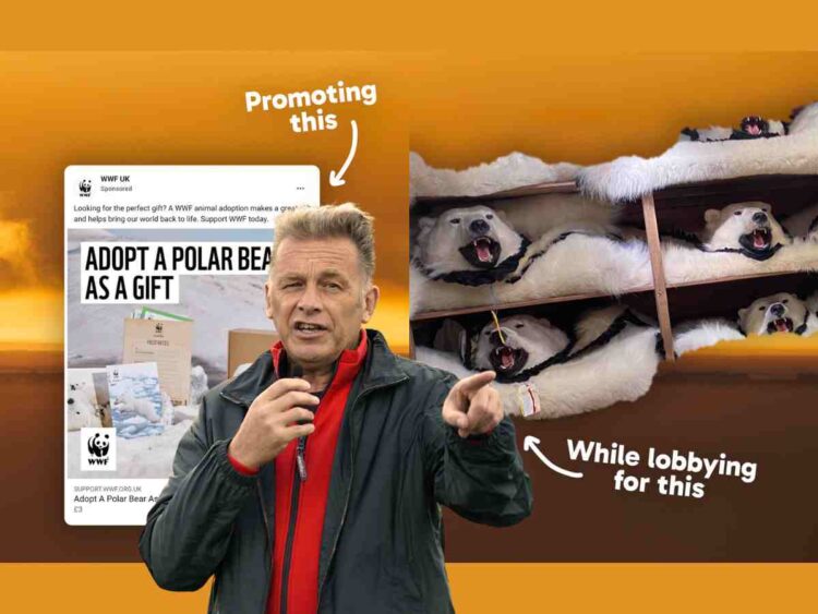 Chris Packham has joined calls over WWF position on polar bears