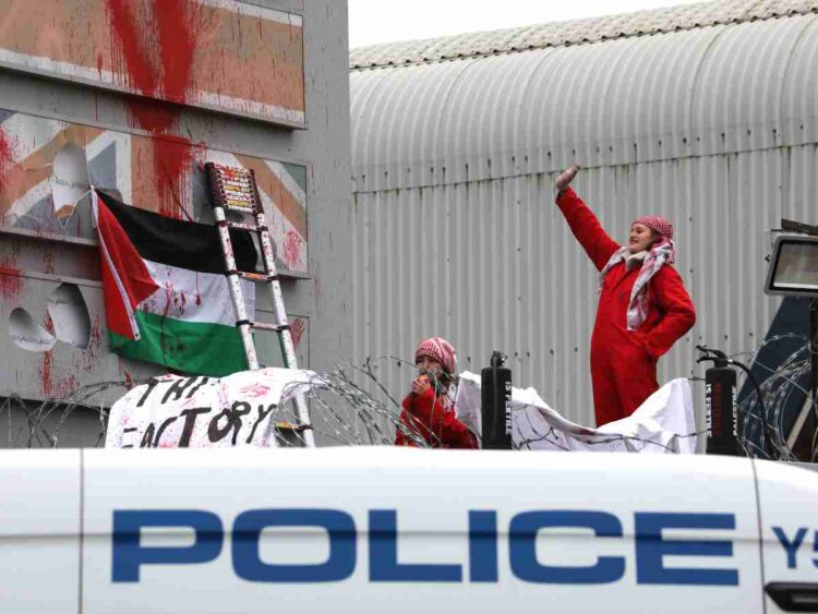 Palestine Action shut down Rafael weapons factory in Newcastle