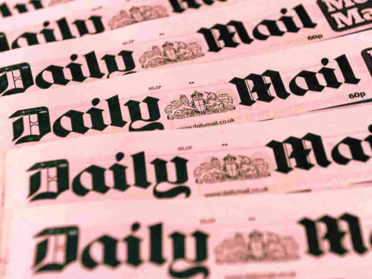 A journalist at the Daily Mail has been accused of sexual assault by two men