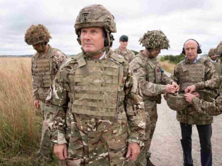 armed forces Keir Starmer budget