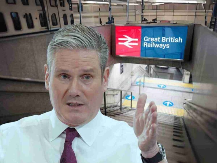 Great British Railways Keir Starmer