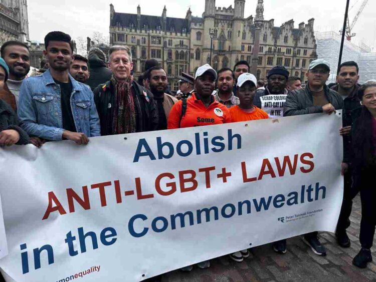 Commonwealth LGBTQ+ protest