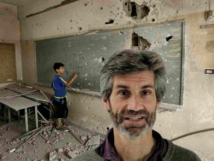 Peter Oswald is undertaking a pilgrimage for Palestine