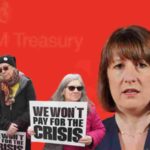 There's a protest at the Treasury over Rachel Reeves' spring statement